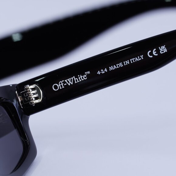 🕶️New Off-White OERI135 MIRAMAR 1007 Sunglasses - Black Frame, Grey Lenses - Picture 8 of 10